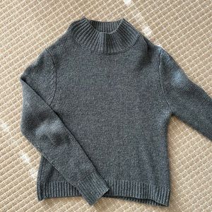 Brandy Melville Grey Mock neck sweater